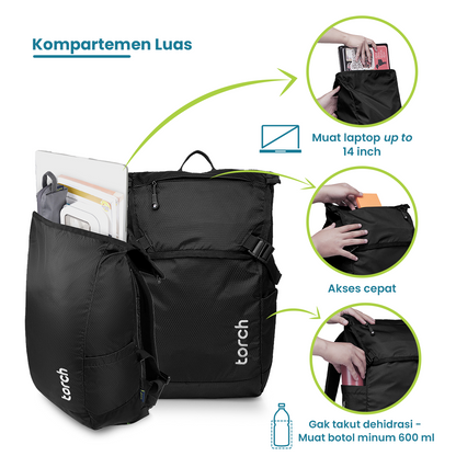 Sinpo Tas Ransel Sekolah Torch 20L