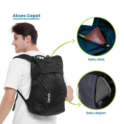 Ishikari Tas Ransel Torch 20L + 2L