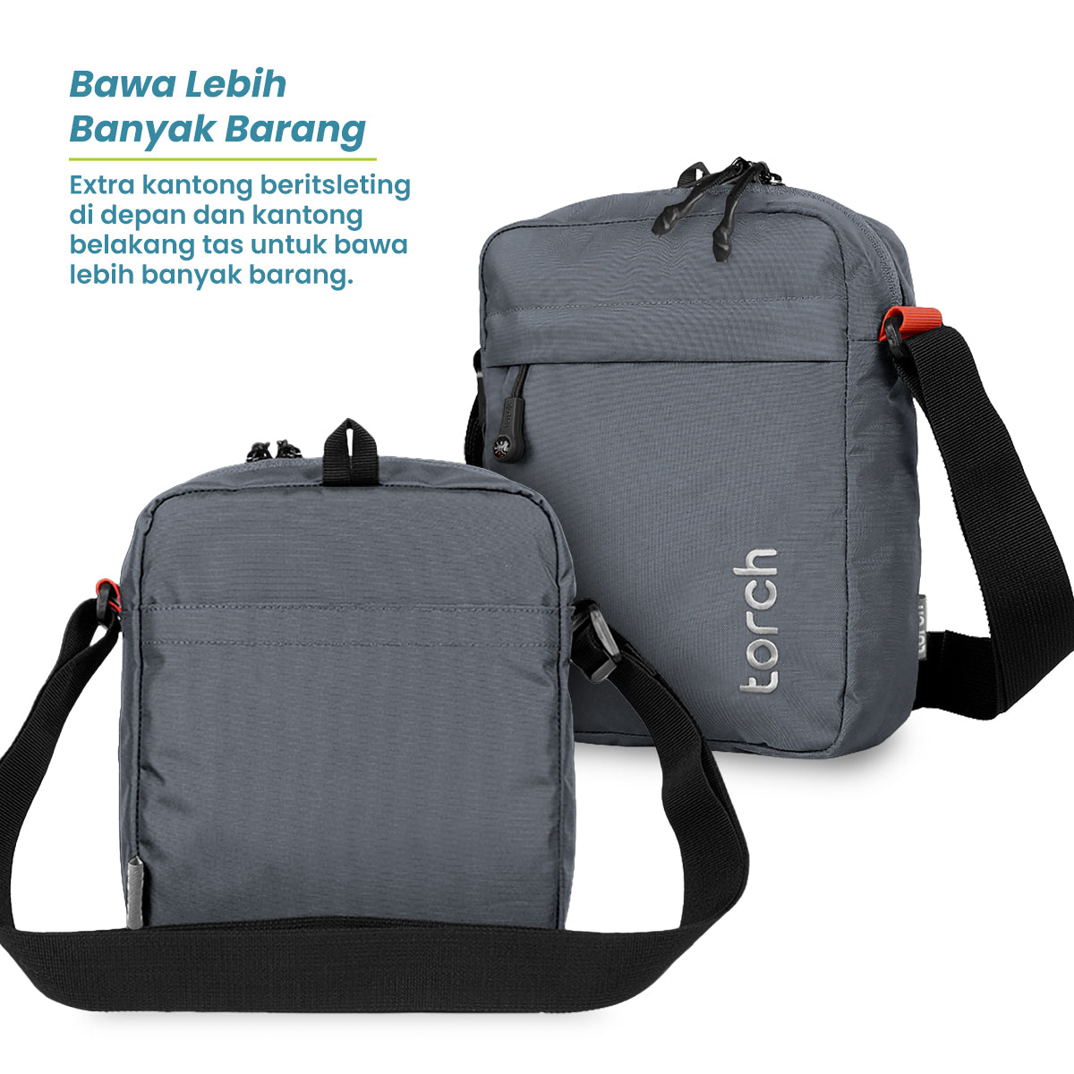 Namchon Tas Selempang Daily Torch 4L Grey