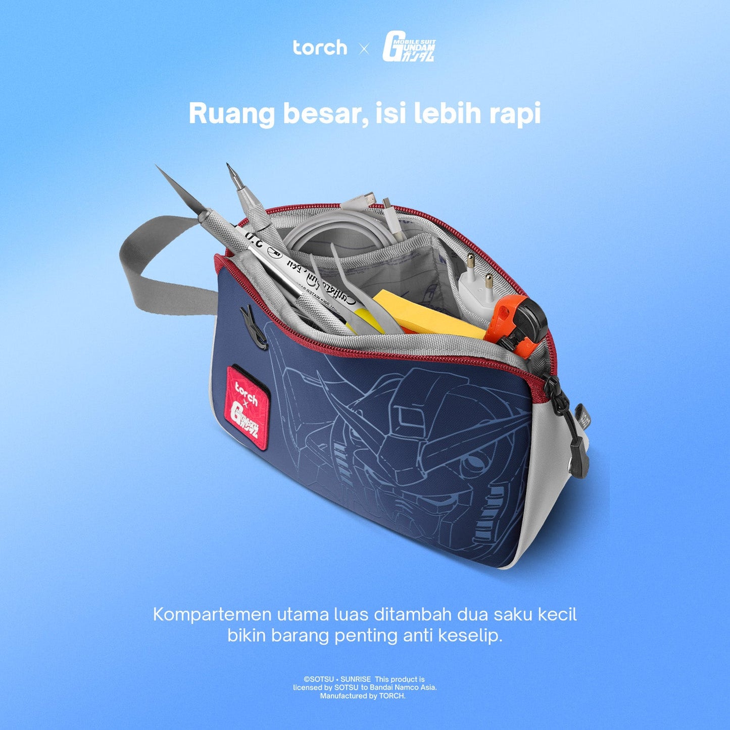 Omni Stationery Pouch Gundam