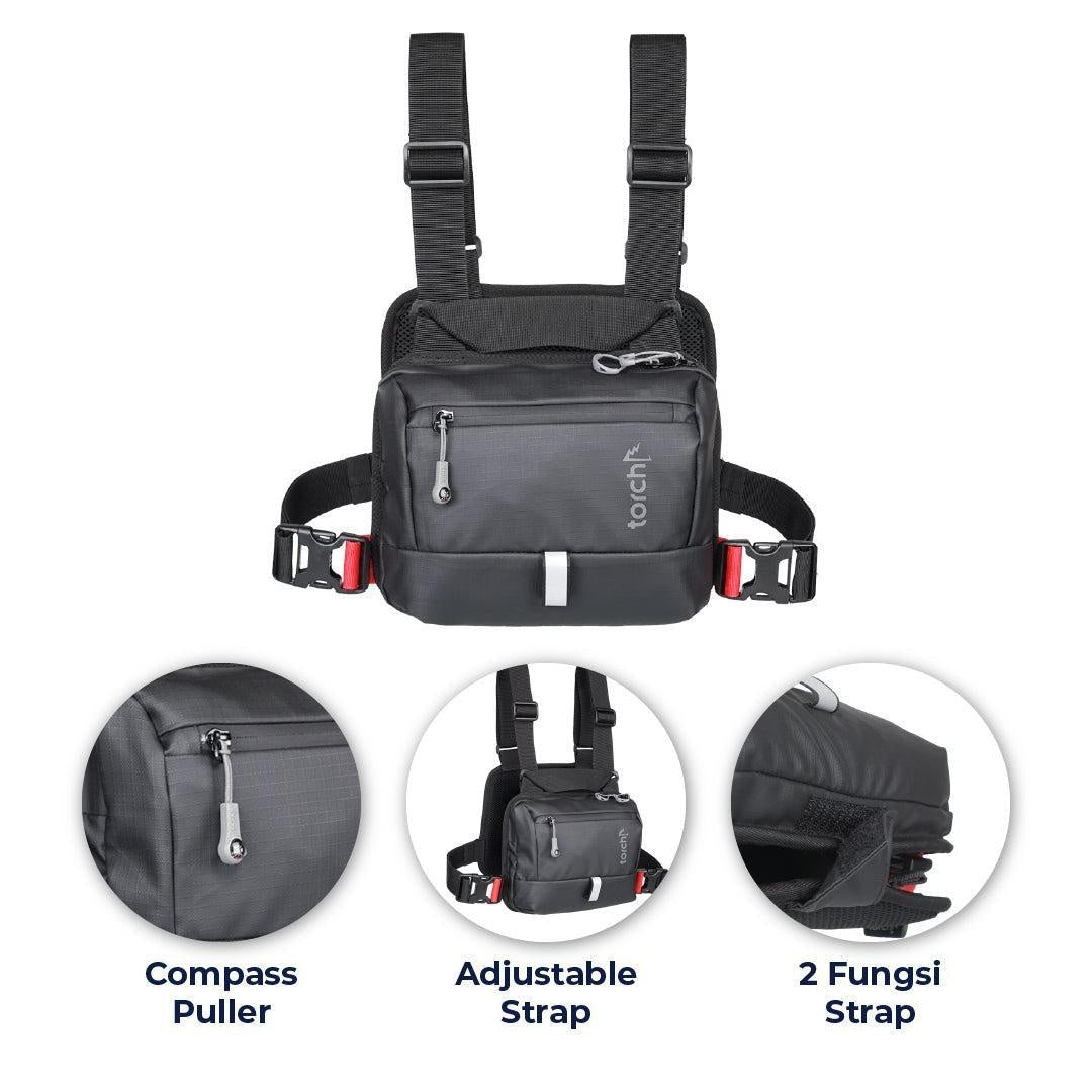 Jeomchon 3 in 1 (Tas Sepeda, Tas Dada, Sling Bag)