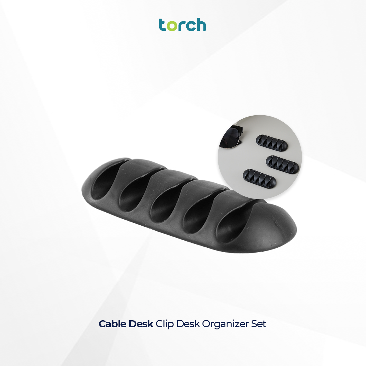 Cable Clip Desk Organizer