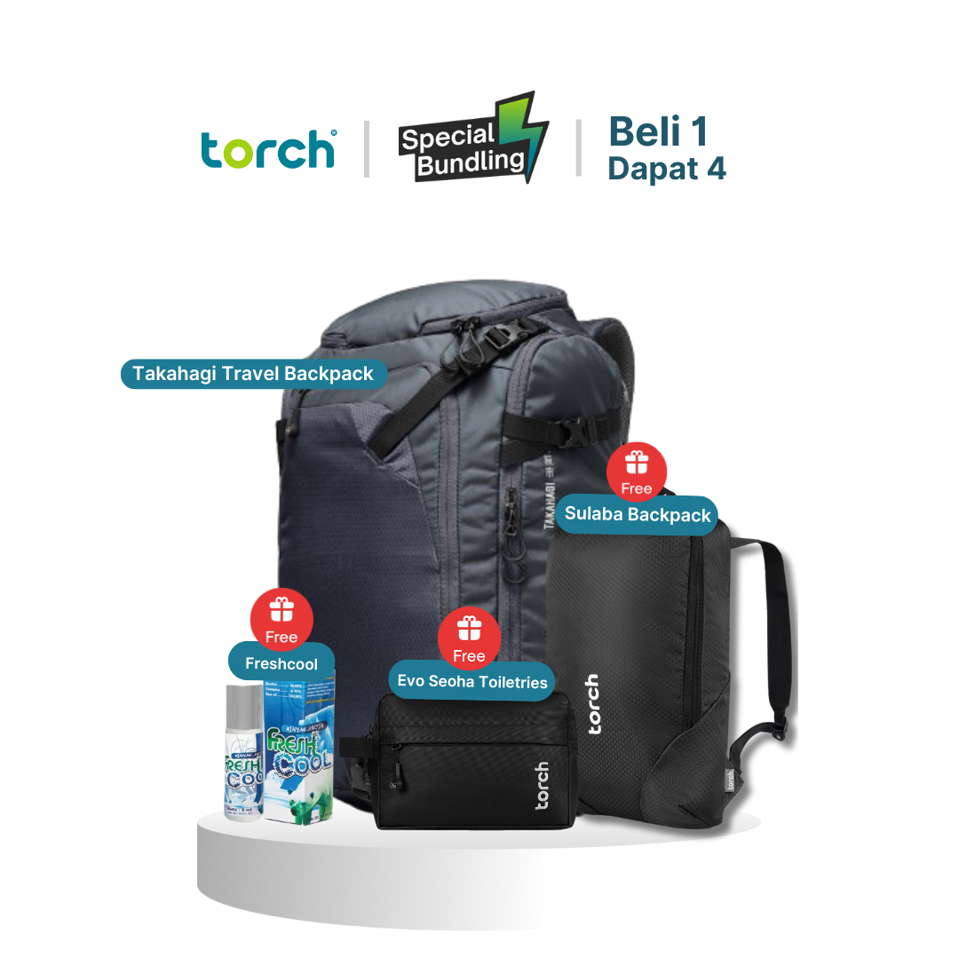 Paket Spesial Freshcool - Takahagi Travel Backpack