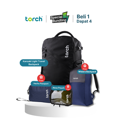 Paket Traveling - Kanzaki Light Travel Backpack