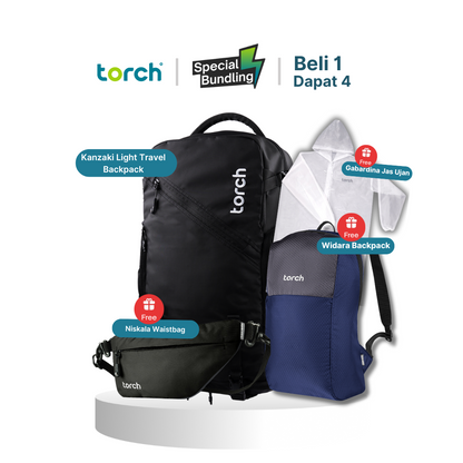 Paket Traveling - Kanzaki Light Travel Backpack