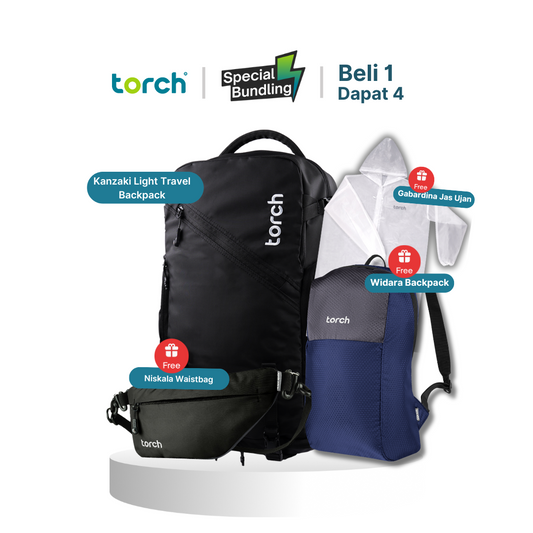 Paket Traveling - Kanzaki Light Travel Backpack