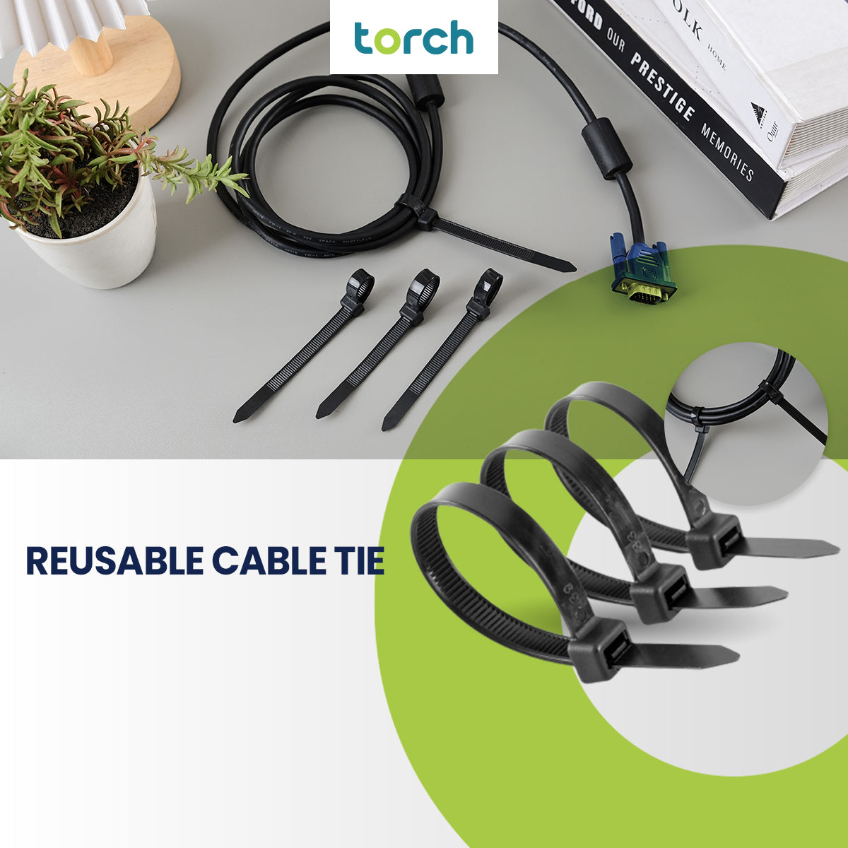 CABLE TIE CHARGER ORGANIZER SET