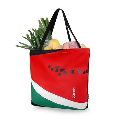 Watermelon Flag ToteBag 2.0 - Black [With Zipper]