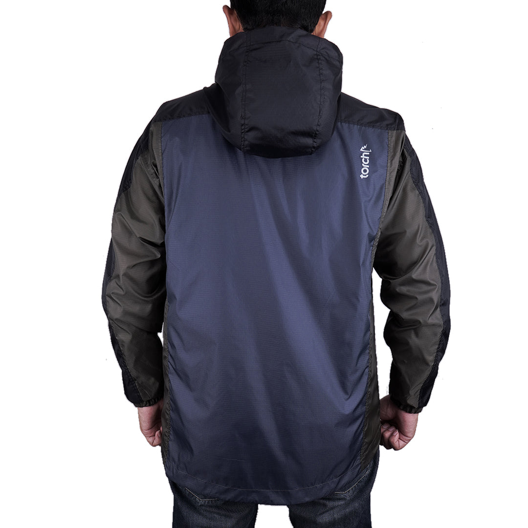 Hyobin Anorak Jacket - Tritone Navy