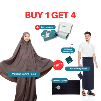 Paket Umroh - Mukena Alif Zahira Polos