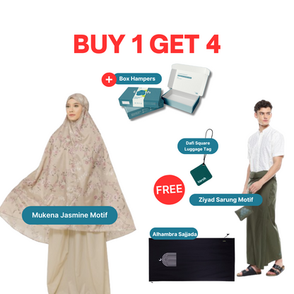 Paket Umroh - Mukena Alif Jasmine Motif